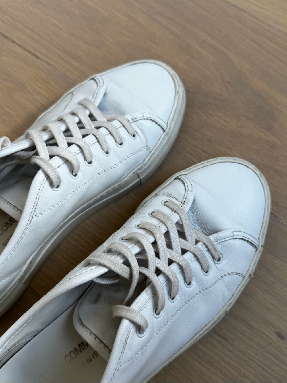 Common Projects White Leather Sneakers EU 36 / Fits US 6.5–7